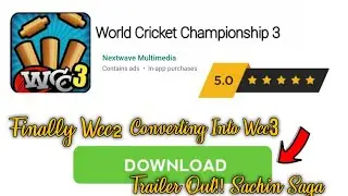 Boom !! Wcc2 Finally Converting Into Wcc3 Official Trailer | Official Trailer Lauched Of Sachin Saga