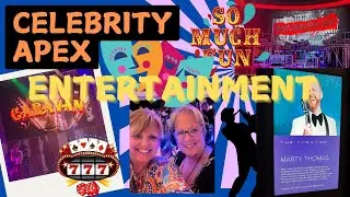 Celebrity Apex BORING- NO WAY check out these Entertainment venues for Adults  ! #celebritycruises