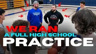 Full TEAM Basketball Workout With a Local High School Team