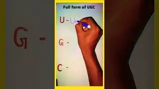 full form of UGC 📚#sushila_educational #fullform #shortsfeed