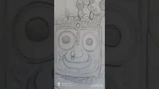 Jaggnath ji with Shri Krishna #art #drawing #jagannath #lordkrishna