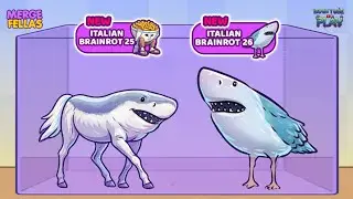 Merge fellas: 🔥New Update ITALIAN BRAINROT 25 vs ITALIAN BRAINROT 26  - MAX LEVEL BOSS 🚀