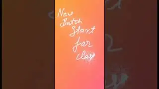 new batch start for class 12th 2022-23