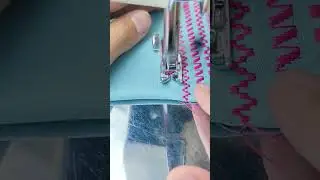 patterned stitching using a Janome sewing machine #sewing