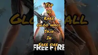Top 10 Rare Gloo wall skin in free fire #shorts #youtubeshorts #garenafreefire