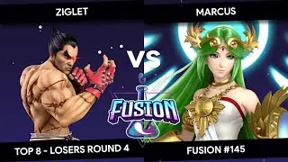 Fusion #145 - Ziglet (Kazuya) vs Marcus (Palutena) - Top 8 - Losers Round 4