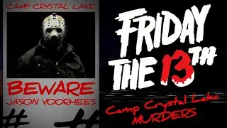Friday The 13th Camp Crystal Lake Murders VHS Tape