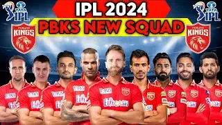 IPL 2024 | Punjab Kings Full Squad | PBKS New Players List IPL 2024 | PBKS Team 2024
