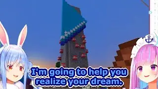 Pekora helps Aqua with Hololive Resistance, except...  BUT THEN... (Minecraft)  [Hololive/clip]