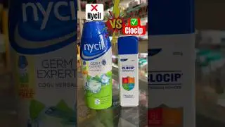 Nycil Powder❌Vs Clocip Powder✅ Best Anti Fungle Powder✅#shorts #shortvideo #viral