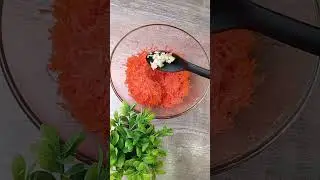 #FRESH CARROTS and garlic salad #recipes #recipe #food #delicious