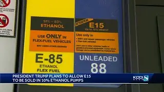 Trump says he's working on making 15% ethanol gas to be more accessible