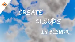 Create clouds in blender tutorial video