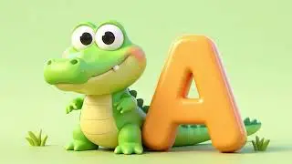 ABC Song with 3D Cartoon Letters & Characters | Fun Alphabet Learning for Toddlers