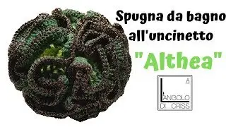 Spugna da bagno all'uncinetto 