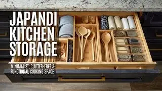 🌿📦 Japandi Kitchen Storage Solutions for a Minimalist, Clutter-Free & Functional Cooking Space