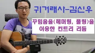 [박해민. 통기타 레슨과 연주] 귀거래사 - 김신우 (꾸밈음을 이용한 컨트리 리듬)