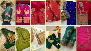 🎉💯50 New Aari work  Bridal Blouse Designs | Maggam Work Blouse Design&nbsp;&nbsp;bridal Ari blouse designs