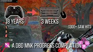 #1 Controller Billy player Switches to PC | 3 weeks of DBD MNK progress | A Compilation