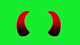 Only subscribers can use free)Devil's horn17 green screen animation effect