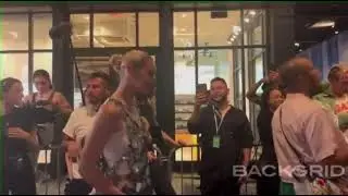 Video of #gigihadid Gigi Hadid backstage at the Vogue World