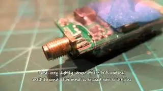 How to repair a broken VTX SMA connector (fix a VTX antenna socket)