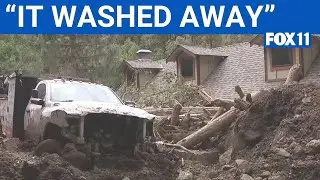 Homes destroyed in Forest Falls mudslide | FOX 11 LA