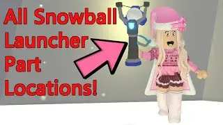 *EASY* ALL Snowball Launcher Parts Locations In Adopt Me
