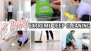 2 DAY EXTREME DEEP CLEANING // FILTHY HOUSE CLEANING MOTIVATION // ALL DAY HOUSE CLEANING