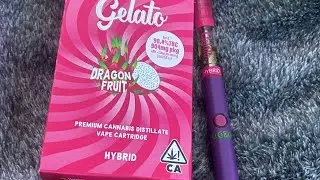 THIS CART TASTES LIKE A DRAGONFRUIT REFRESHER FROM STARBUCKS! GELATO DRAGONFRUIT CARTRIDGE REVIEW
