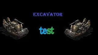 War Commander - Test New Unit Excavator lvl 4
