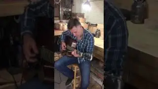 Peter Bernstein at Valle guitars NYC Shop
