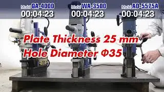 [NITTO KOHKI] Comparison of drilling time: ATRA ACE Auto vs Manual