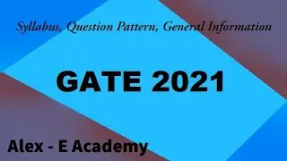 Gate 2021 | General Information Regarding Examination | Civil Engineering Sylabus | Question Pattern