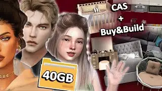 Sims 4 MEGA Alpha CC Folder CAS / BUY & BUILD FURNITURE FEMALE MALE KIDS 40GB