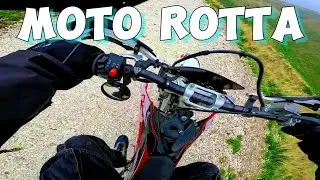 PRIMO GIRO CON L'HUSQVARNA WR 125 - RIMANGO A PIEDI