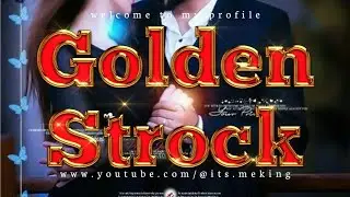 Only Golden Strock | How To Create Gold Glass Font 2023