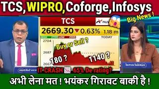 TCS,WIPRO,Coforge,INFY Share Fall !Analysis Anuj Singhal,HCL,wipro share news,why IT Stocks falling?