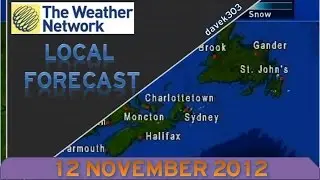 The Weather Network Local Forecast - 12 November 2012
