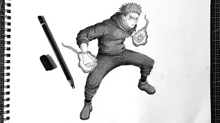 #How to draw and shading Yuji Itadori from JJK