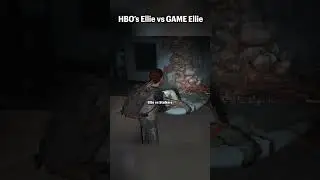 Ellie Fights Stalkers in The Last of Us Season 2 vs the Game #thelastofus #thelastofuspart2 #tlou