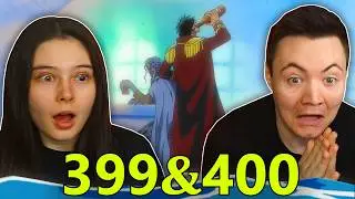 RAYLEIGH  & GOL D ROGER 👒 One Piece Ep 399 & 400 REACTION & REVIEW