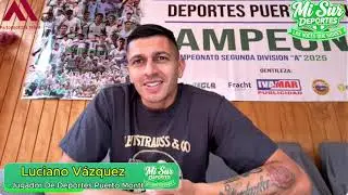 Luciano Vázquez, Jugador De Deportes Puerto Montt