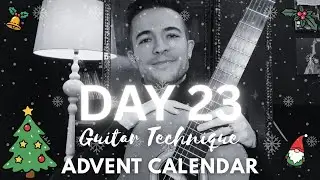 Day 23: Lateral Shifts (with 1 finger ONLY) 🎸 | 🎄Guitar Technique Advent Calendar