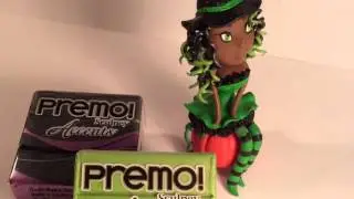 Polymer Clay &hearts; Review #02 &hearts; Premo Sculpey Accents &hearts; Graphite Pearl and Bright Green Pearl