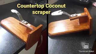 Countertop / Tabletop Coconut Scraper useful kitchen product haul