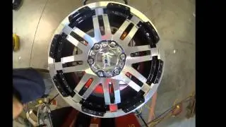 Vision Wheels 375 Warrior Black Machined