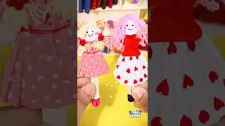 DIY Cute Ice cream Fairy Craft!#diy #doll #papercraft #artandcraft #icecream  #schoolcrafts #shorts