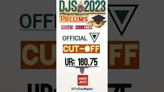 DJS, Pre, 2023 Result Declared Official CUT-OFF #djs2023 #result #delhijudiciary