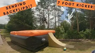 Learning to backflip my MTB